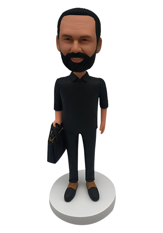 Man with Bag Custom Bobblehead-8