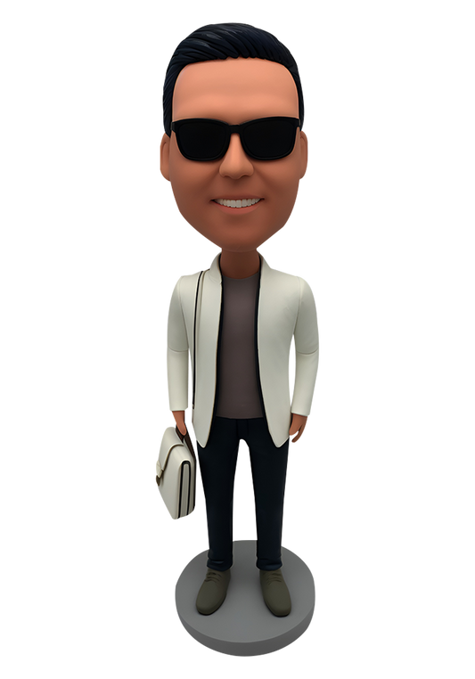 Man with Bag Custom Bobblehead-9