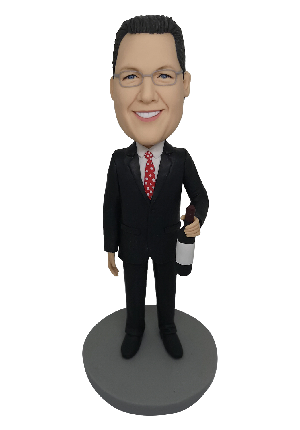 Man with Wine Custom Bobblehead
