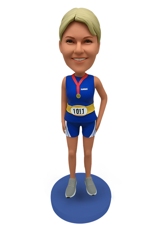 Marathon Girl Custom Bobblehead-2
