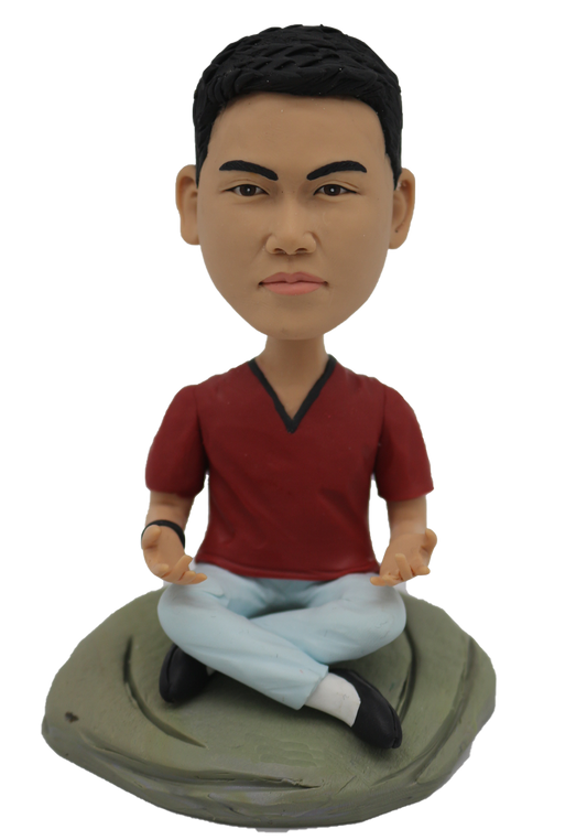 Meditation Man Custom Bobblehead