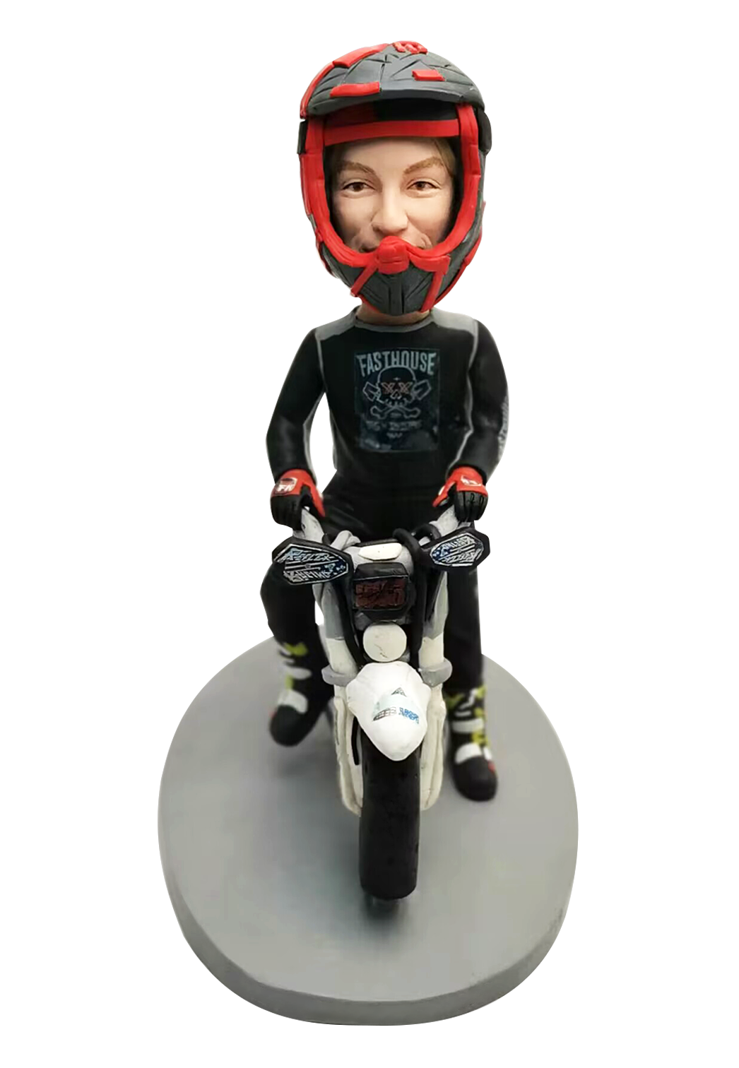 Motorcycle Racer Custom Bobblehead