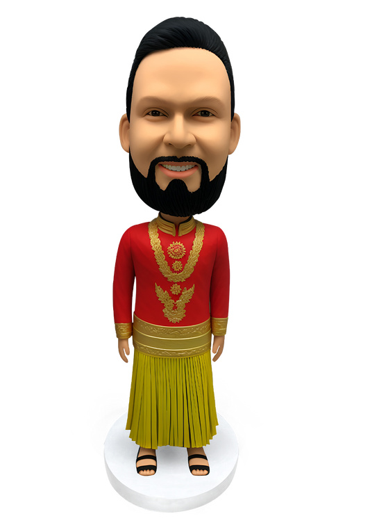 Myanmar Outfit Custom Bobblehead-1