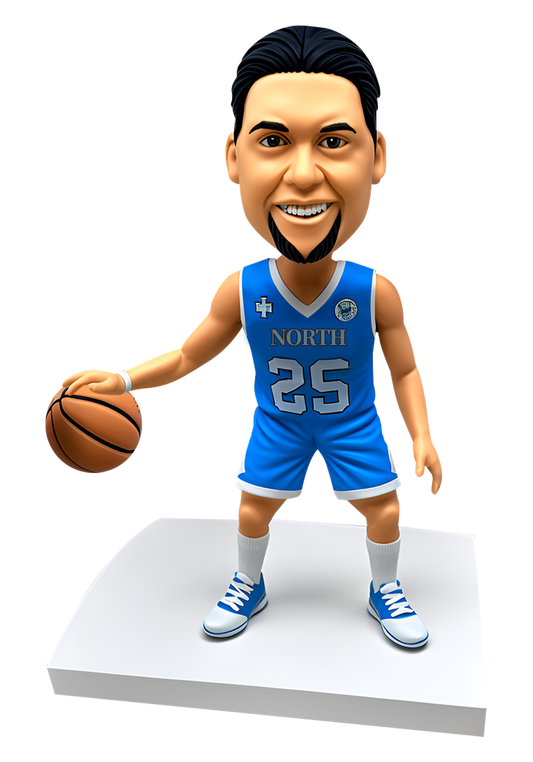 North Carolina Basketball Buddy Custom Bobblehead