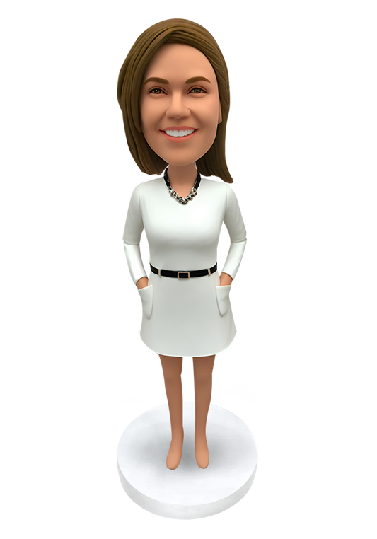 Office Lady Custom Bobblehead-13