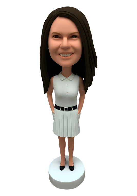 Office Lady Custom Bobblehead-6