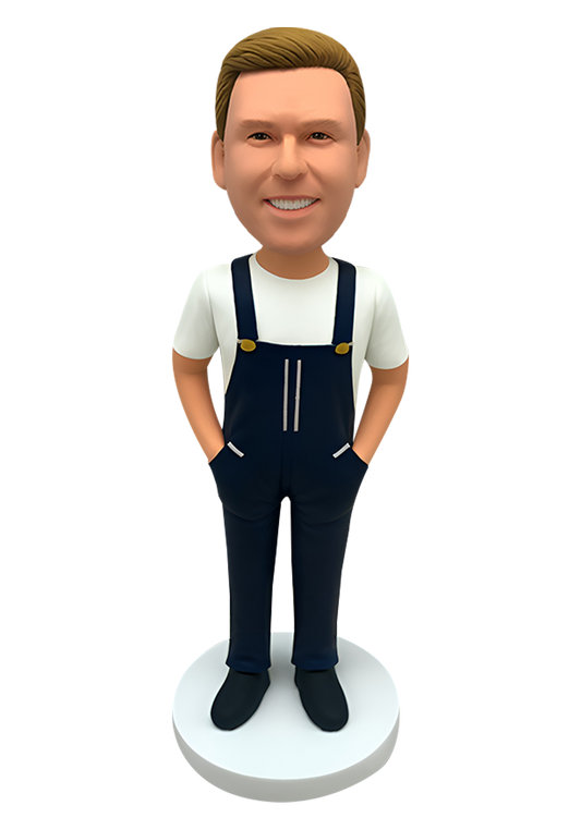 Overall Man Custom Bobblehead-1