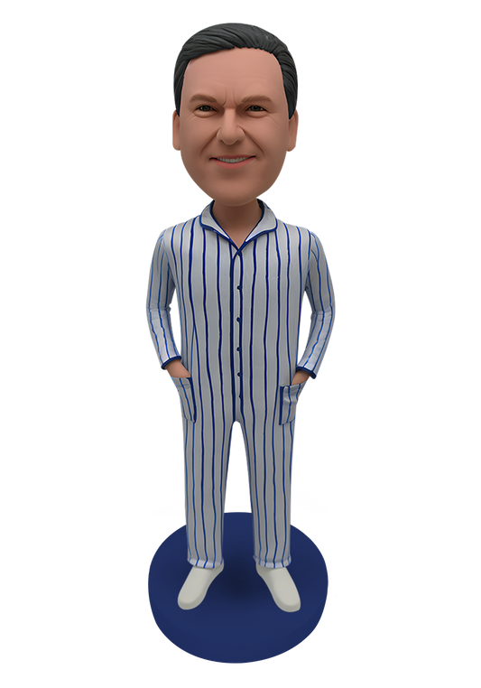 Pajamas Man Custom Bobblehead-4