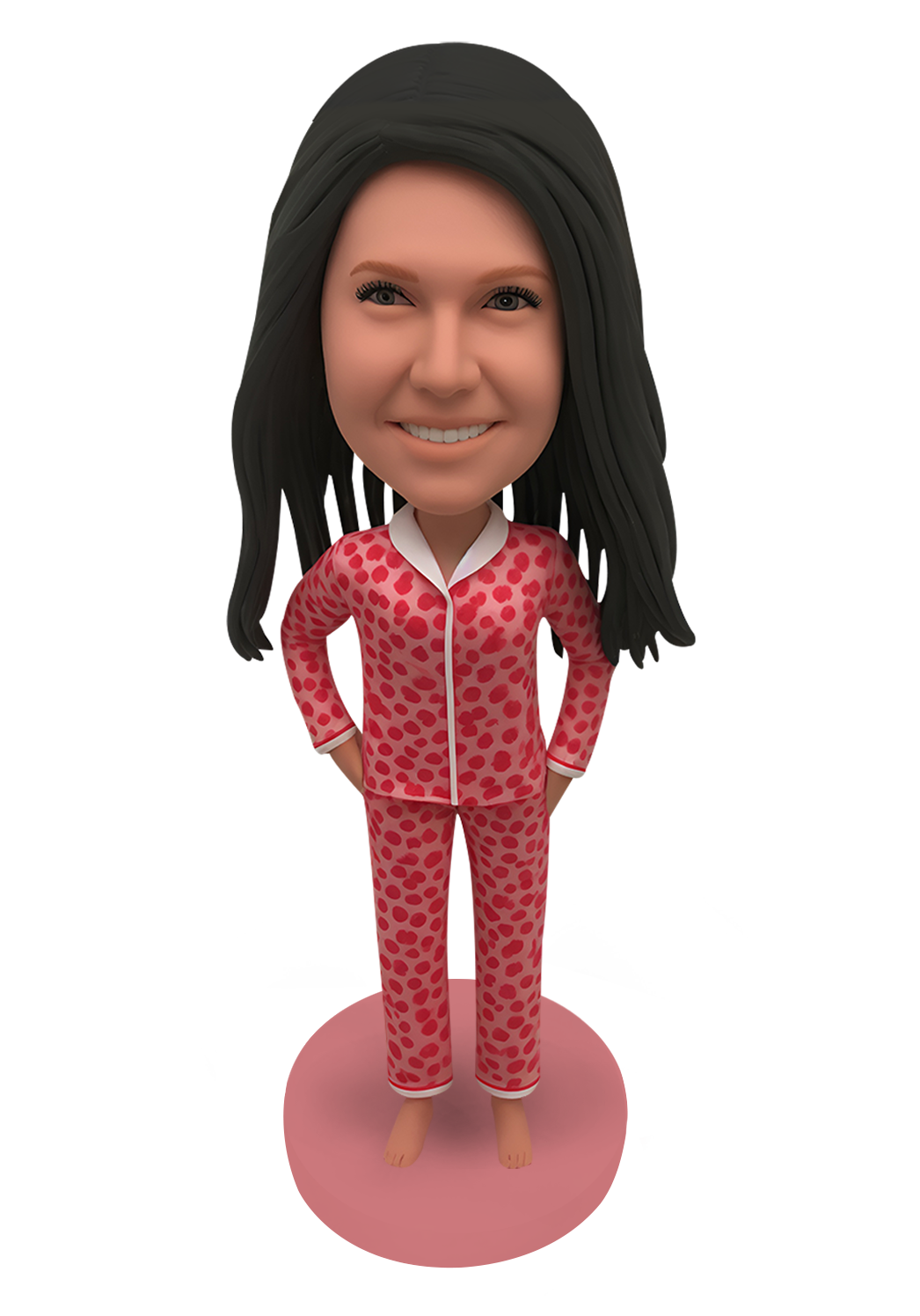 Pajamas Woman Custom Bobblehead-10