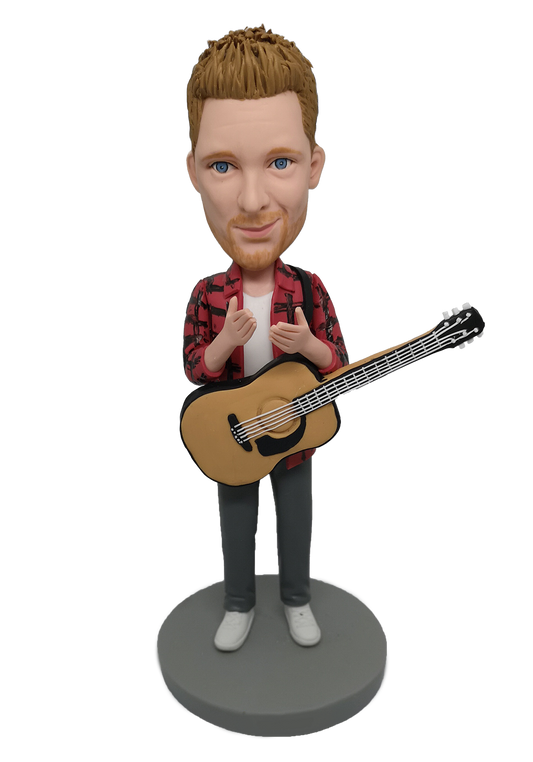 Performing Guitarist Custom Bobblehead