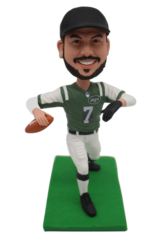 Pitching Football Custom Bobblehead