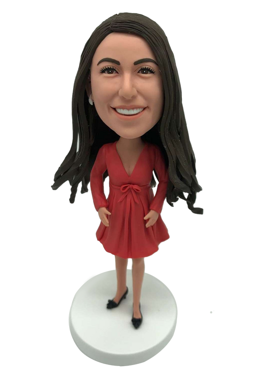Pregant Woman Custom Bobblehead