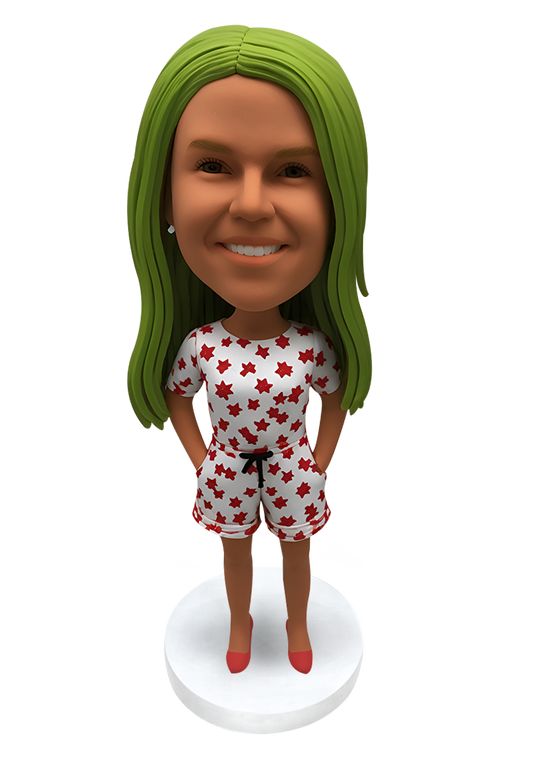 Rompers Girl Custom Bobblehead-2