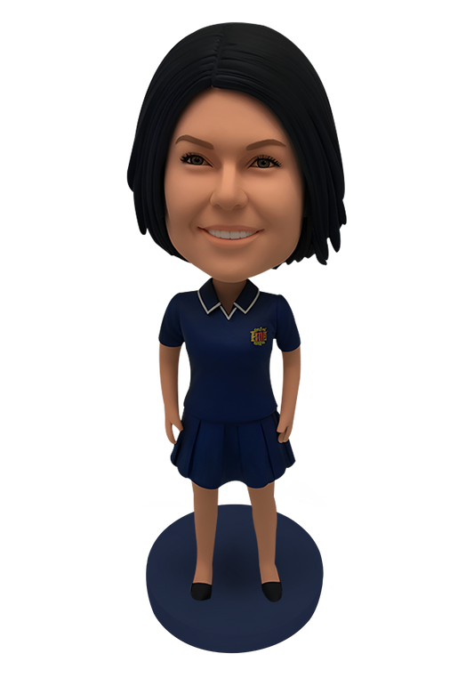 School Uniform Girl Custom Bobblehead