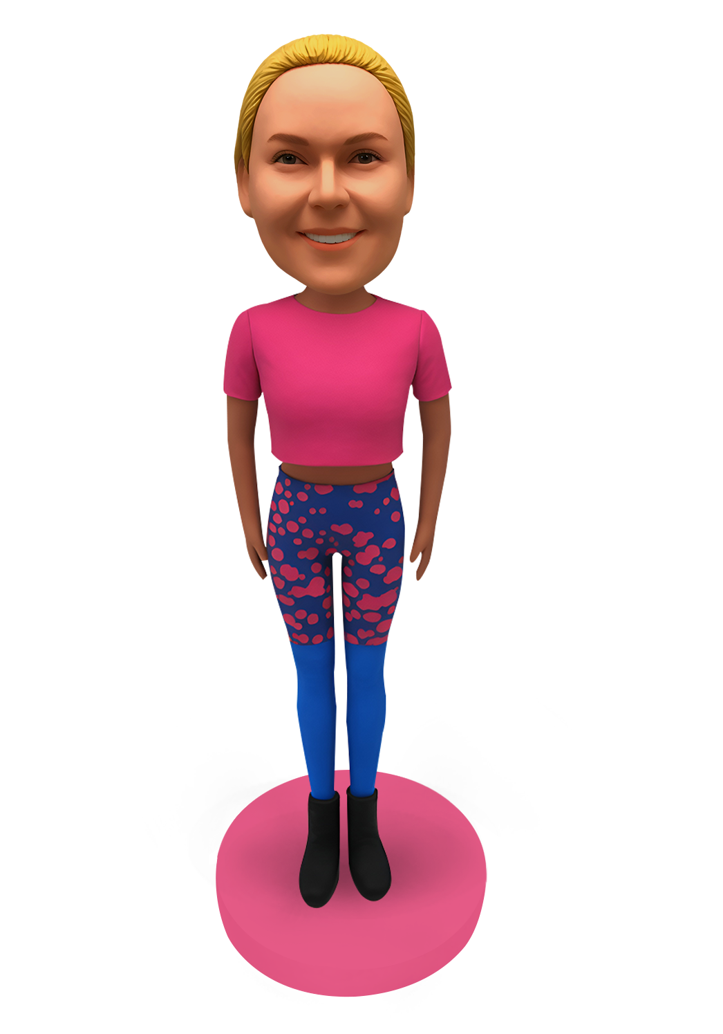 Short Top Girl Custom Bobblehead-2