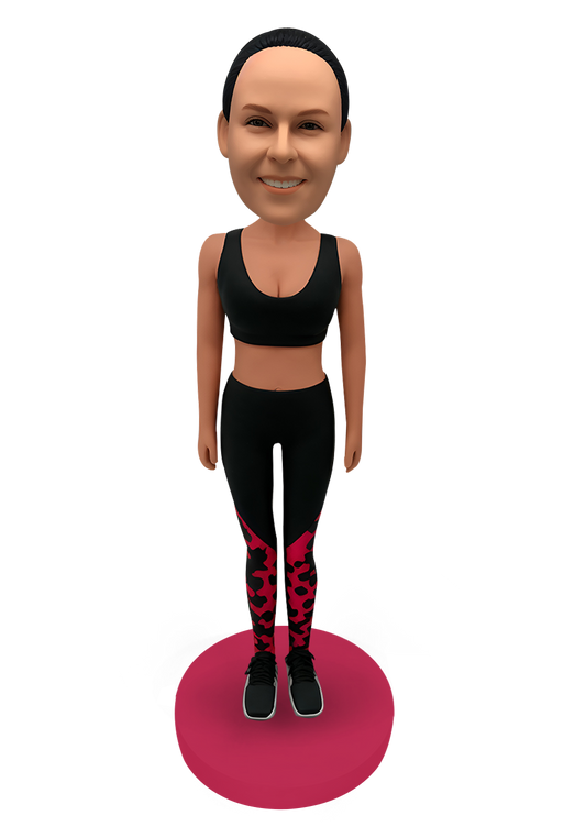Short Top Girl Custom Bobblehead-8