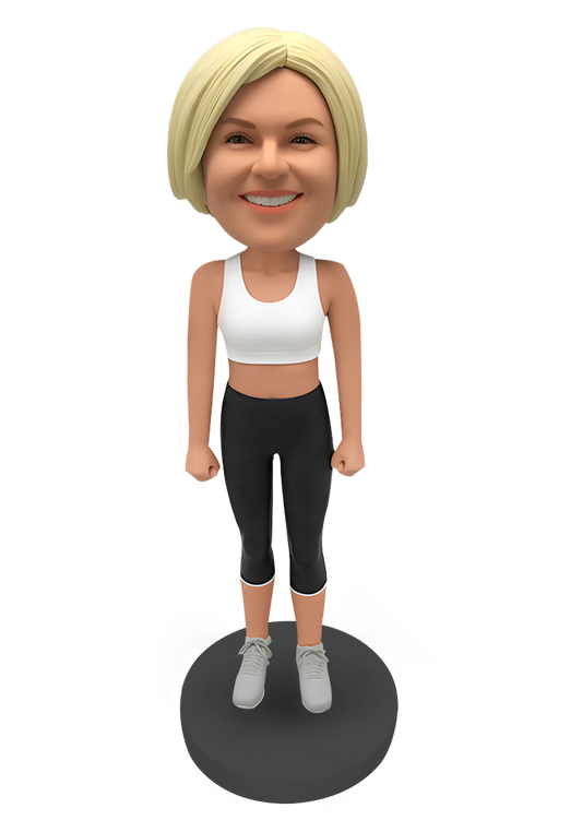 Short Top Girl Custom Bobblehead-9