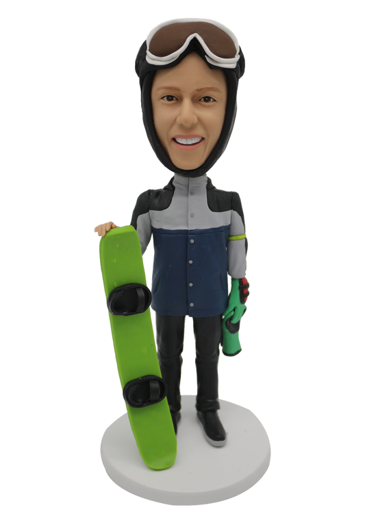 Snow Board Custom Bobblehead