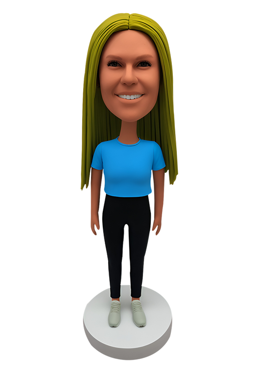 Sport Girl Custom Bobblehead-1
