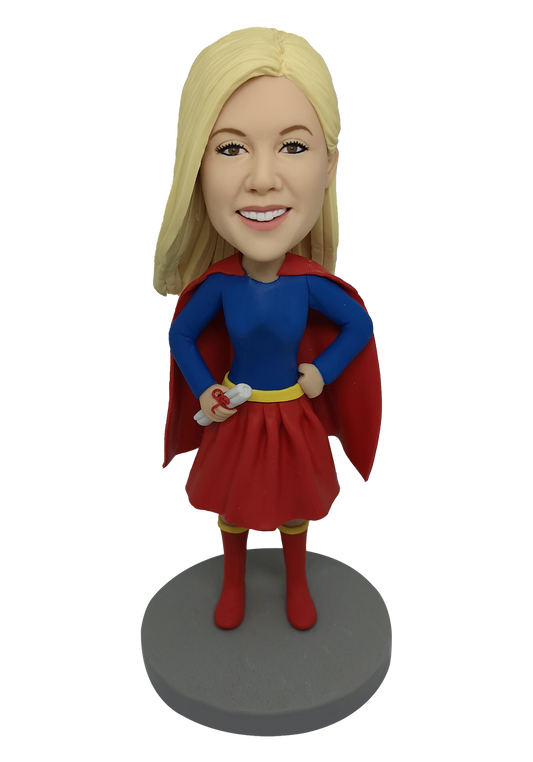 Super Graduation Girl Bobblehead
