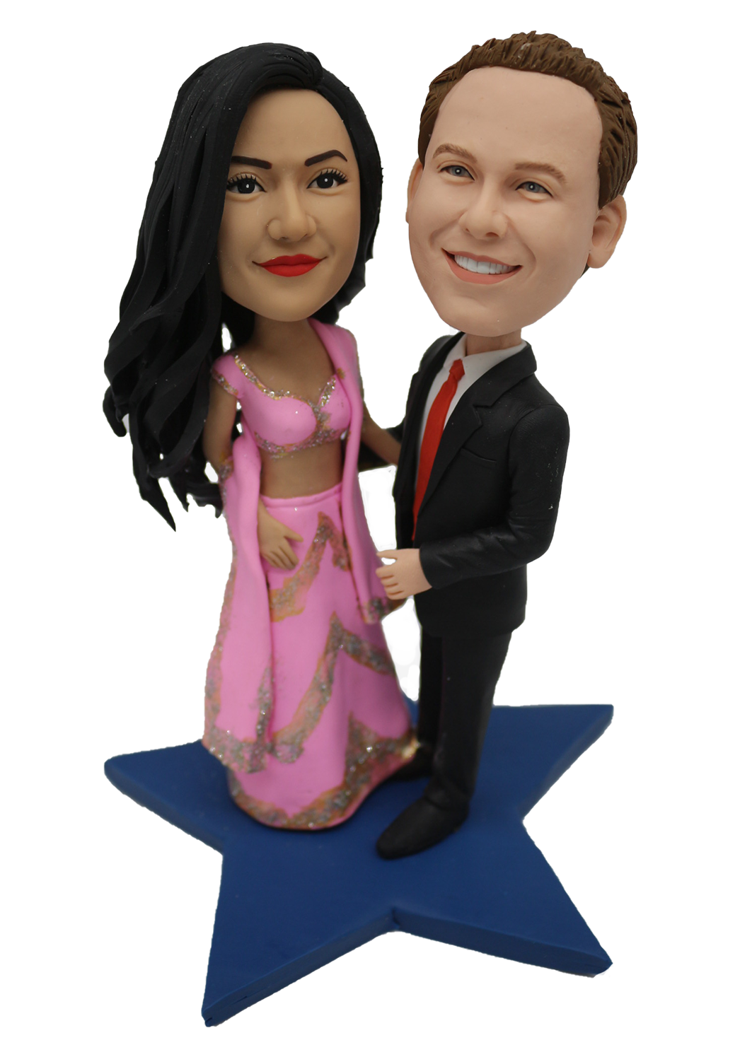 Superstar Couple Wedding Bobbleheads