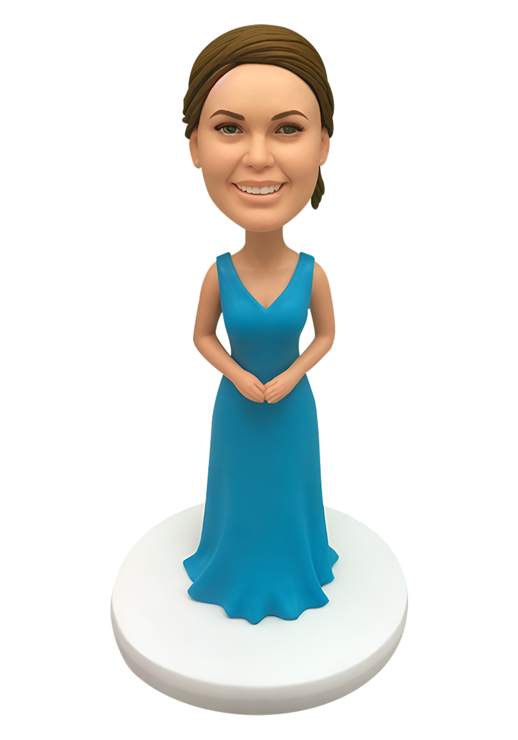Teel Dress Bridesmaid Custom Bobblehead-1