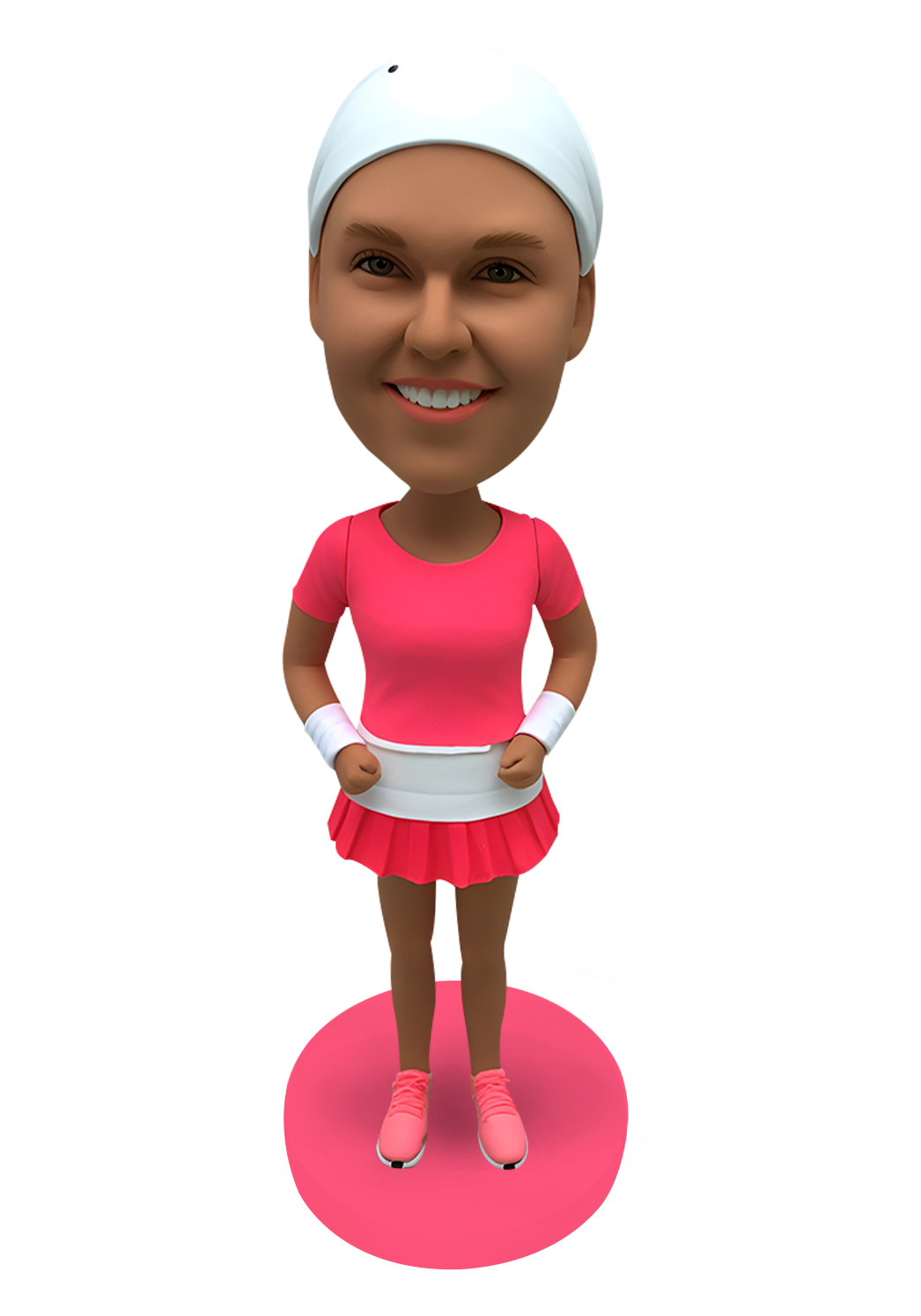 Tennis Girl Custom Bobblehead-12