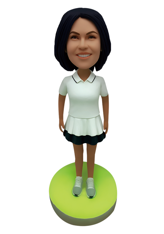 Tennis Girl Custom Bobblehead-6