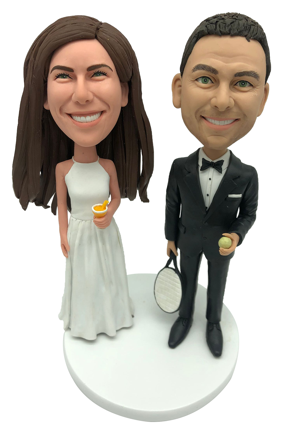 Tennis Groom Wedding Bobbleheads