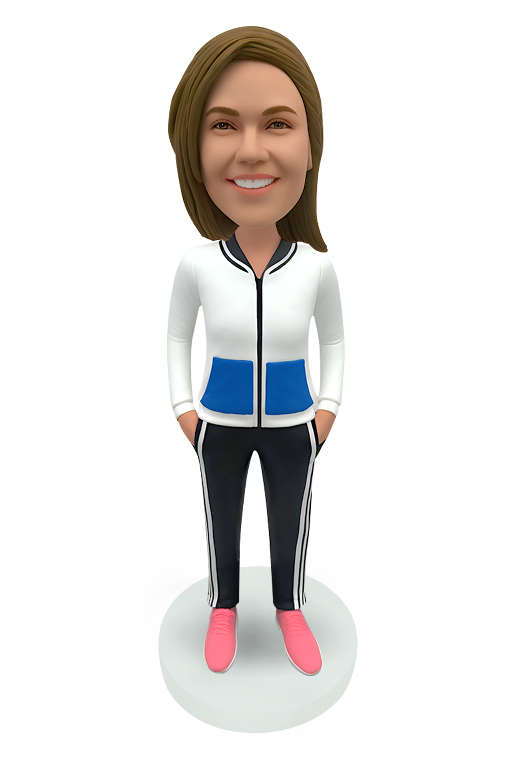 Track Suit Woman Custom Bobblehead-1