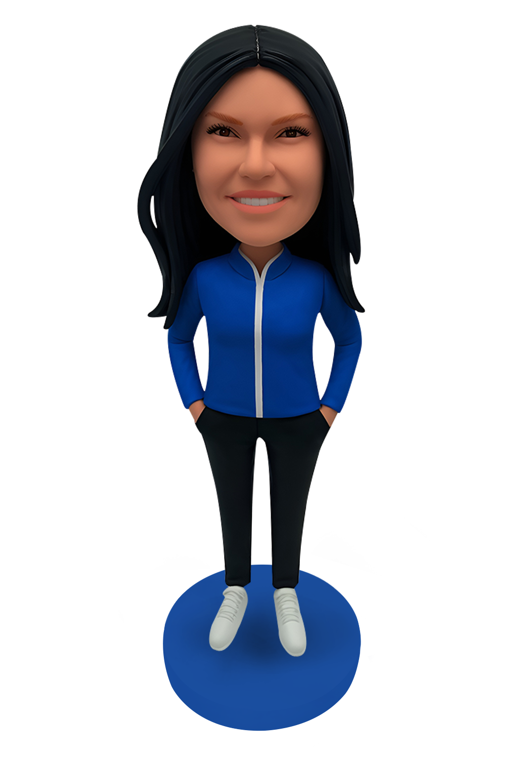 Track Suit Woman Custom Bobblehead-10