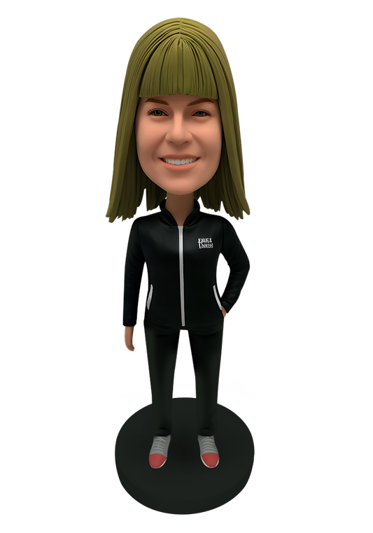 Track Suit Woman Custom Bobblehead-16