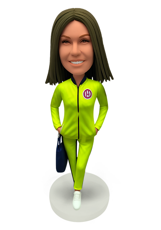 Track Suit Woman Custom Bobblehead-20