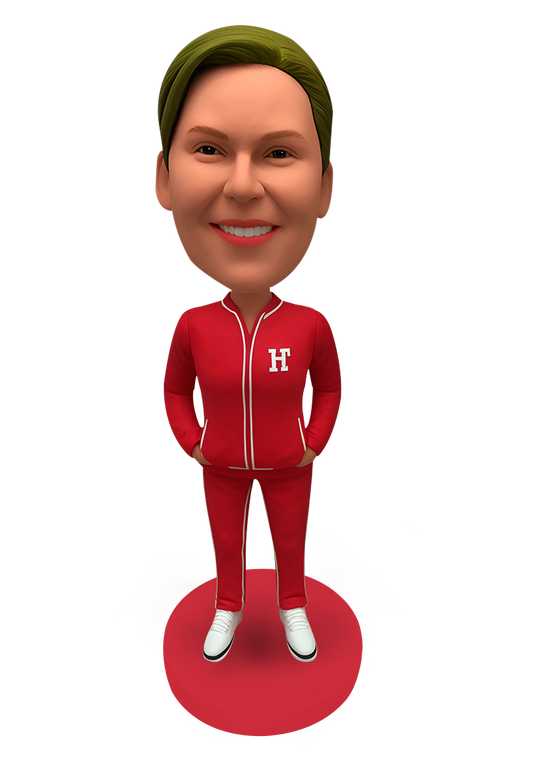 Track Suit Woman Custom Bobblehead-23