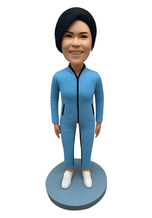 Track Suit Woman Custom Bobblehead-24