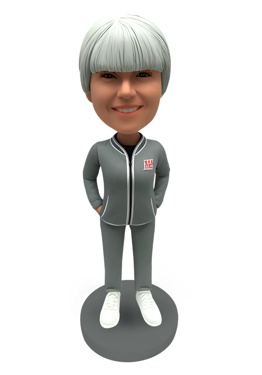 Track Suit Woman Custom Bobblehead-27