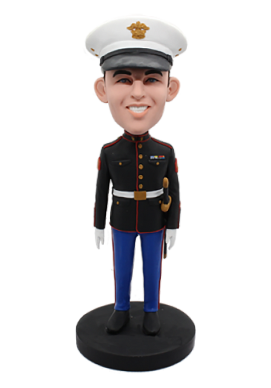 US Marine Custom Bobblehead-1