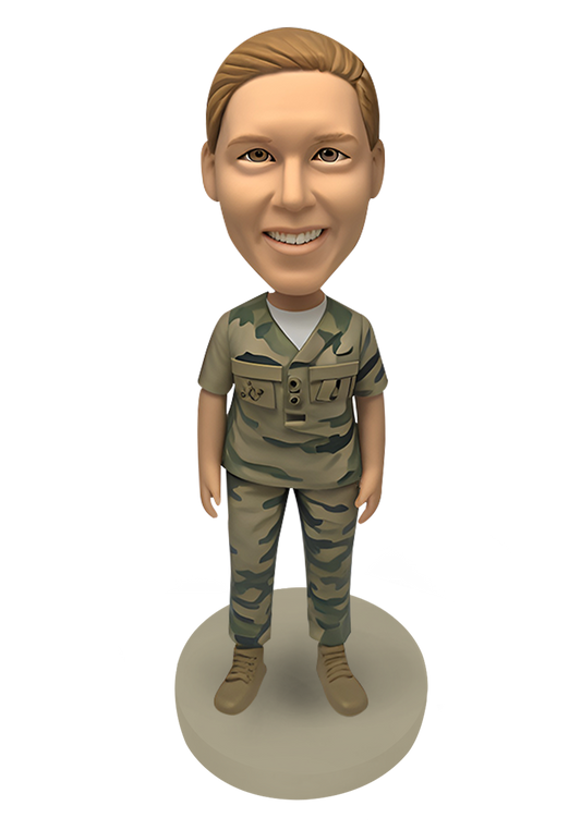 Us Army Female Custom Bobblehead-1