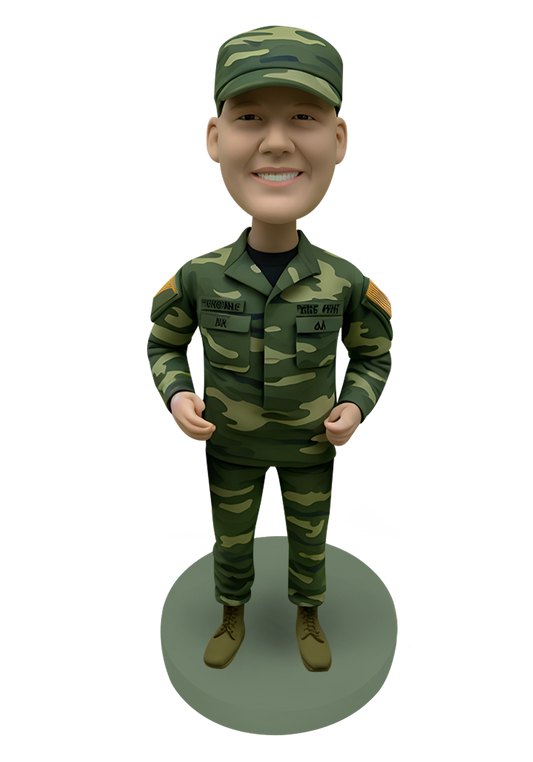 Us Army Soldier Custom Bobblehead-2