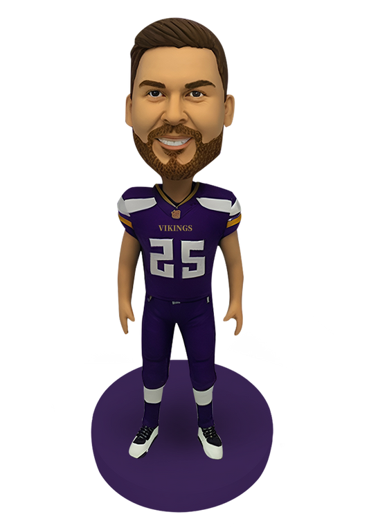 Vikings Football Buddy Custom Bobblehead
