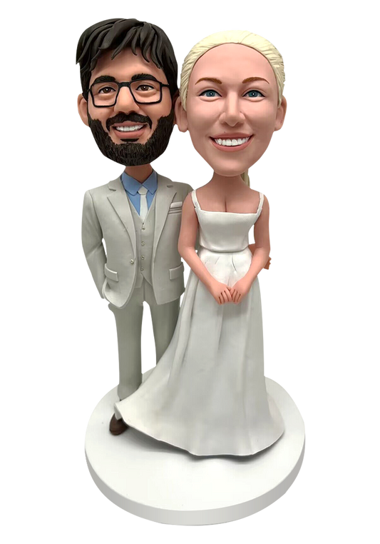 Wedding Couple Custom Bobbleheads-2