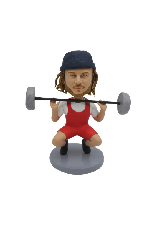 Weight Lifter Custom Bobblehead