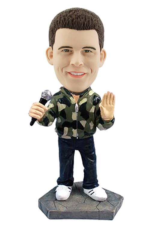 West Coast Rapper Custom Bobblehead