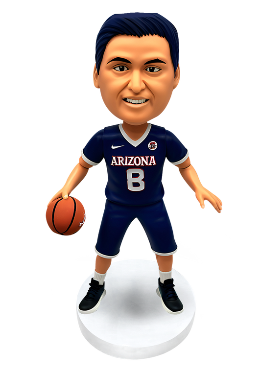Wildcats Basketball Buddy Custom Bobblehead-2