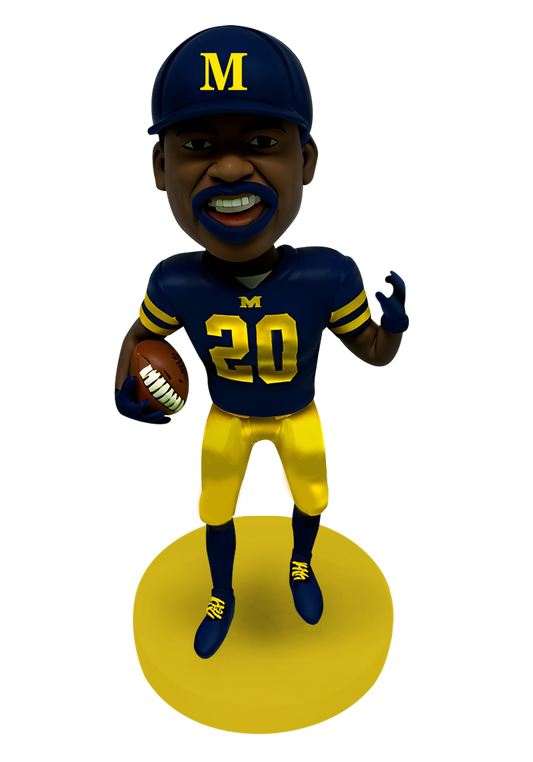 Wolverines Football Buddy Custom Bobblehead-2
