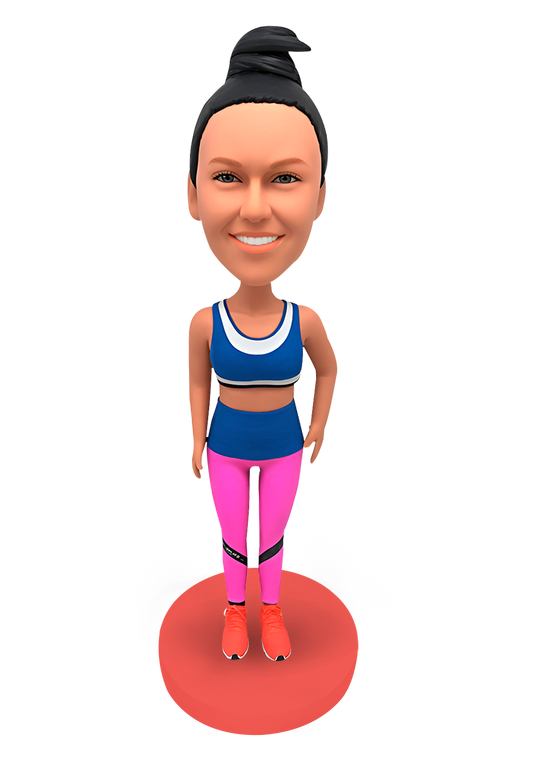 Yoga Girl Custom Bobblehead-2