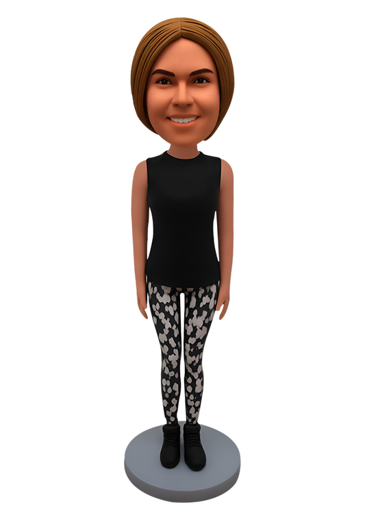 Yoga Girl Custom Bobblehead-7